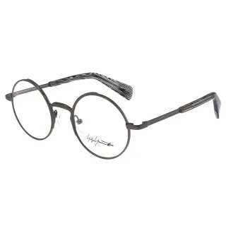 【Y-3 山本耀司】Yohji Yamamoto復古前衛圓形框面光學眼鏡(鐵灰-YY3007-902)