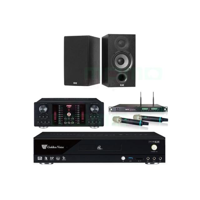 【金嗓】CPX-900 K2R+FNSD A-480N+ACT-8299PRO++Elac Debut 2.0 DB62(4TB點歌機+擴大機+無線麥克風+喇叭)