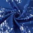 【ROBERTA 諾貝達】男裝 彈力短袖印花POLO衫-藍(涼感親膚)
