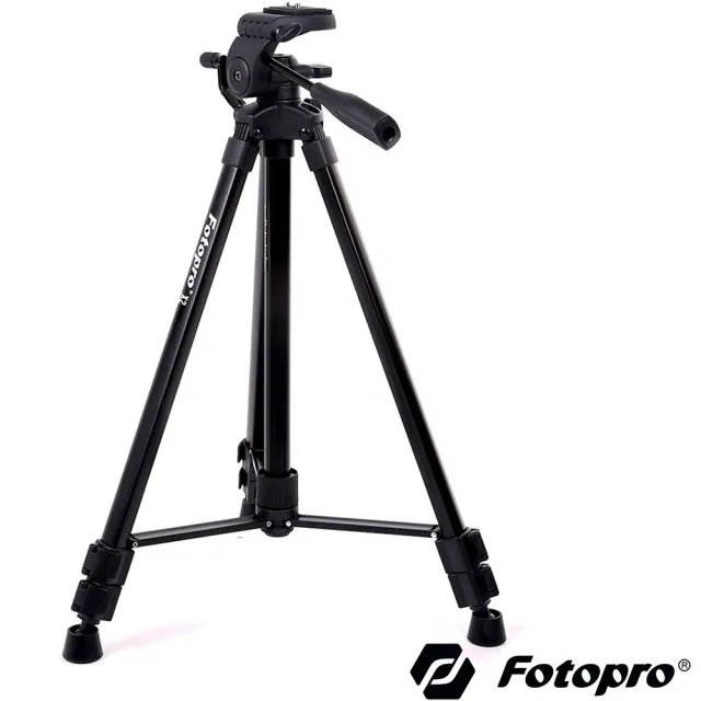 【FOTOPRO】富圖寶 X2 LITE 搖桿升降三腳架套組(公司貨 載重3公斤 附手機夾及GOPRO接座)