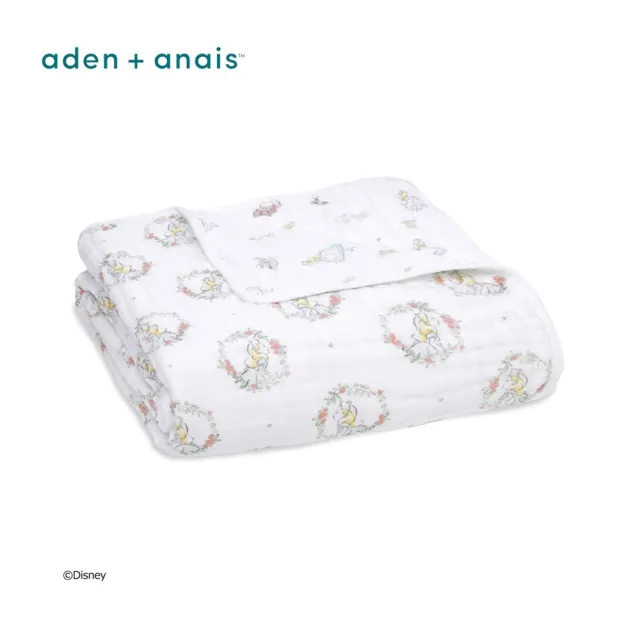 【aden+anais】官方直營 迪士尼經典四層紗毯(米奇米妮/寶貝小飛象/玩具總動員/夢遊愛麗絲)