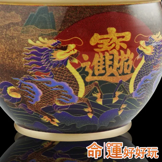 【命運好好玩】湯鎮瑋-招財麒麟黃銅聚寶盆(入厝禮)