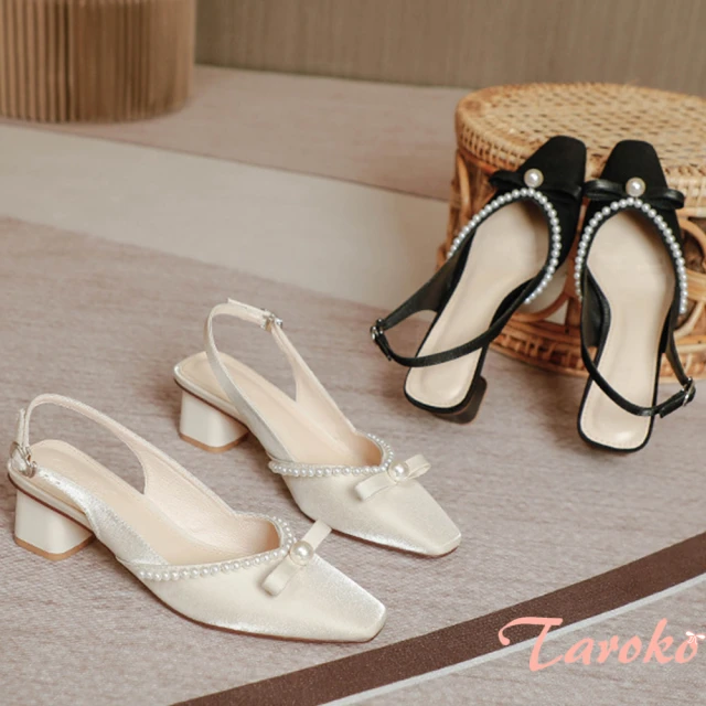 Taroko 晶鑽華麗一字流線彈性平底涼鞋(3色可選)評價推