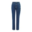 【ILEY 伊蕾】萊卡高腰顯瘦牛仔褲(藍色；M-2L；1242308603)