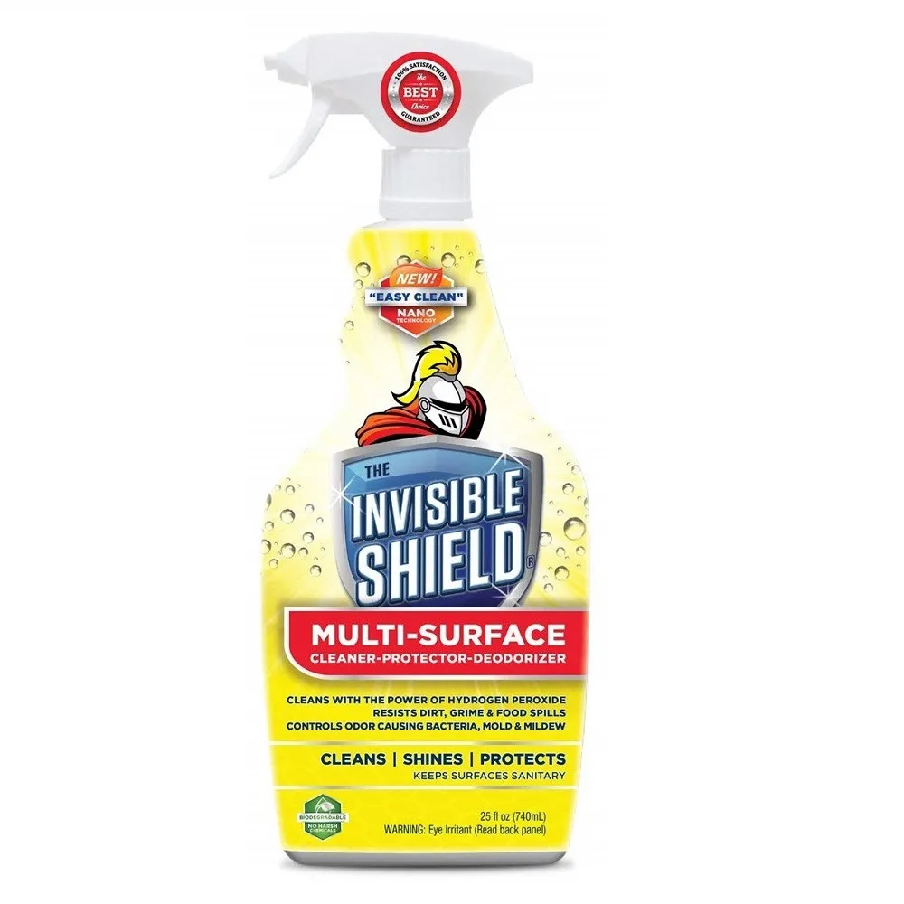 【INVISIBLE SHIELD】奈米撥水亮光清潔劑-多用途抗菌除臭型740ml(廚房清潔 浴室清潔 抗菌消臭 美國製)