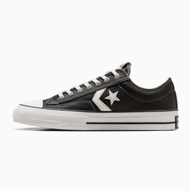 【CONVERSE】STAR PLAYER 76 OX 低筒 休閒鞋 男鞋 女鞋 皮革 黑色(A06204C)