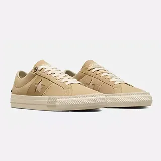 【CONVERSE】ONE STAR PRO OX 低筒 休閒鞋 滑板鞋 男鞋 女鞋 奶茶色(A07973C)