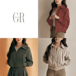 斷碼福利GR可頌褶褶輕量夾克(U)