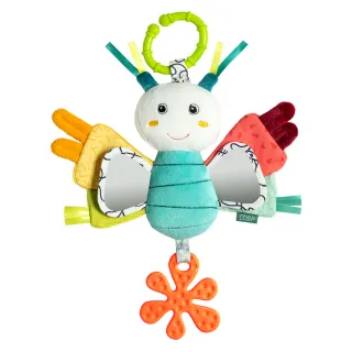 【Fehn芬恩 官方直營】彩虹樂園蝴蝶吊掛式布偶玩具