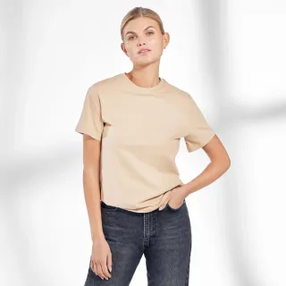 【Bread & Boxers】Crew-Neck Cotton 純有機棉女用圓領Ｔ- 米色