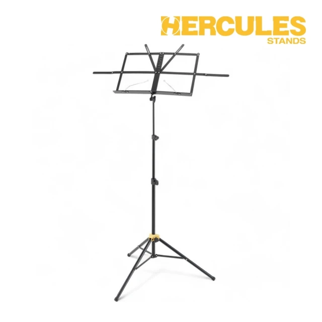 Hercules 海克力斯 輕巧攜帶型譜架 三段式摺疊譜架 附袋／原廠公司貨 品質保證 BS050B(收納譜架 STAND)