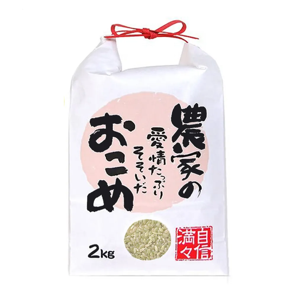 【悅生活】日本米 白米  長野縣 肥美濃甜火山越光米2kg/包 二入組(谷穗 特A級)