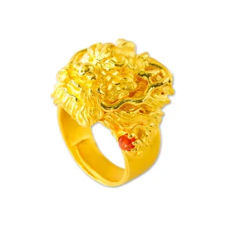 【金品坊】黃金戒指霸氣龍華富貴戒指 7.75錢(純金999.9、純金戒指、黃金男戒)