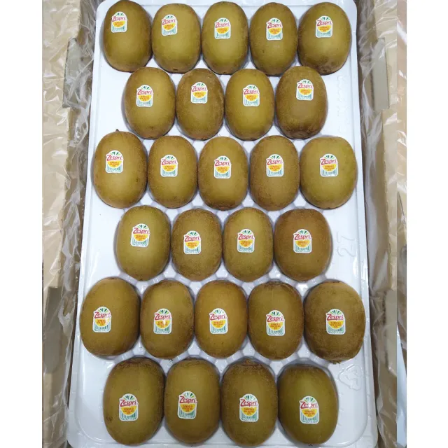【愛蜜果】紐西蘭Zespri金圓頭黃金奇異果27-30入原裝箱(約3.3KG/箱)