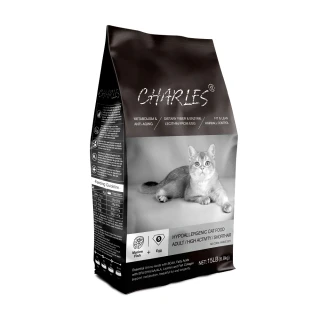 【CHARLES 查爾斯】特惠組 低敏貓糧 活力體態貓 6.8kg 送 聖馬利諾 貓胺寶 30ml(成貓 老貓 熟齡貓)