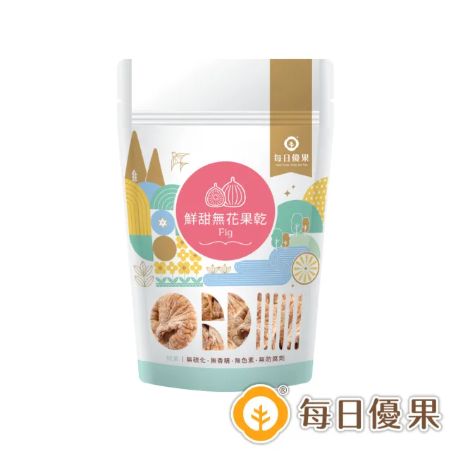 【每日優果】鮮甜無花果乾隨手包100G(果乾)