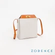 【ZODENCE 佐登司】DION德國帆布水滴釦三層手機包(貴族白)