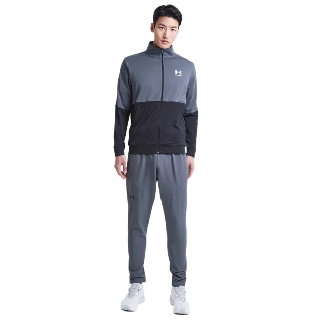 【UNDER ARMOUR】UA 男 Unstoppable 錐形運動長褲_1352028-012(灰色)