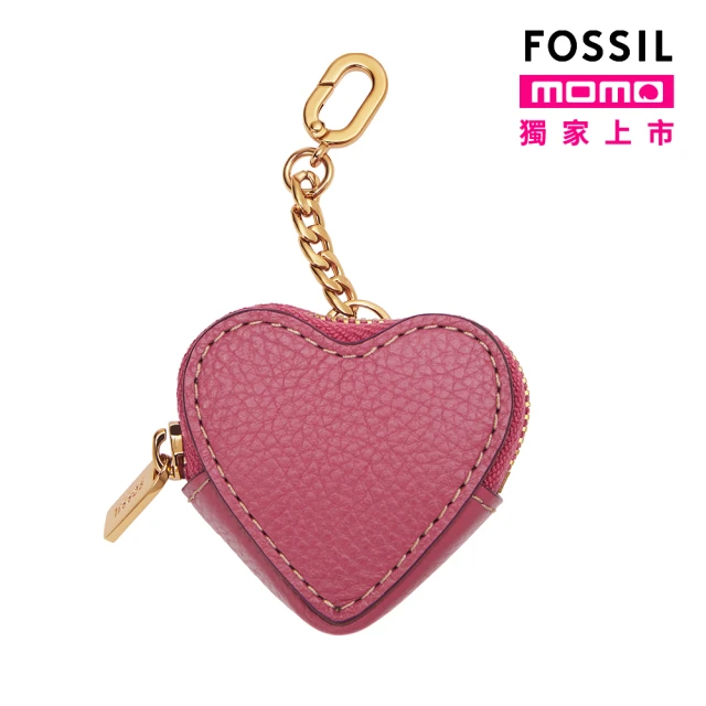 FOSSIL Vday 零錢包鑰匙圈-粉色 SLG1614508