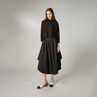 【giordano ladies】24SS_下擺圓弧設計褲裙(02424021)