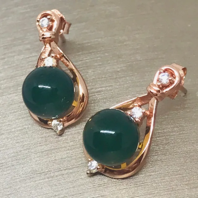 【勝弘珠寶】多明尼加藍珀能量耳環