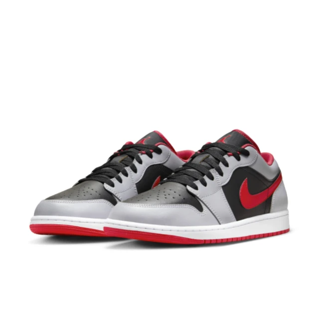 NIKE 耐吉NIKE 耐吉 休閒鞋 男鞋 運動鞋 AJ1 喬丹 AIR JORDAN 1 LOW 灰黑 553558-060