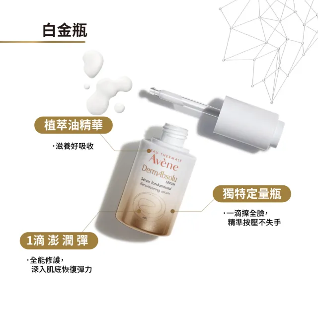 【Avene 雅漾官方直營】極致彈潤抗老精萃2入組(40+抗老精華液)