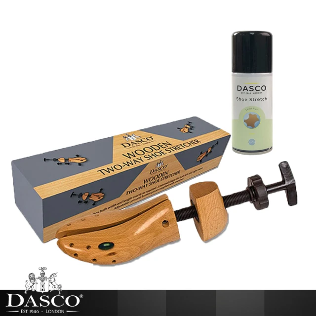 【DASCO 伯爵】原木楦鞋器 贈皮革軟化劑(擴鞋 楦鞋 不磨腳 皮革軟化)