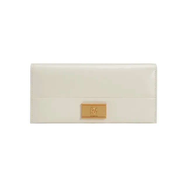 ROBINMAY】遺落幻境真皮掀蓋長夾(壓扣封口/多色任選) - momo購物