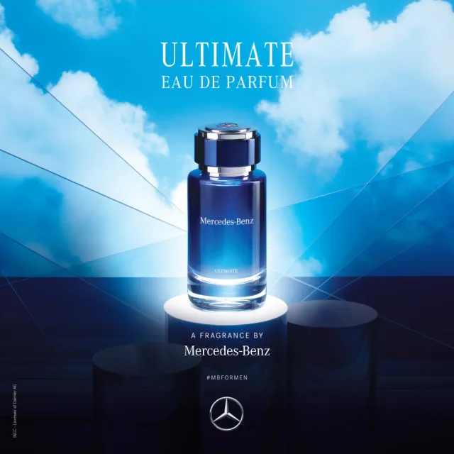 【Mercedes-Benz 賓士】極緻藍韻男性淡香精120ml(贈隨機小香乙瓶.專櫃公司貨)