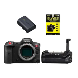 【Canon】EOS R5 C BODY+DK鋼化貼+SunLight BG-R10電池把手+LP-E6NH 原廠電池(公司貨)