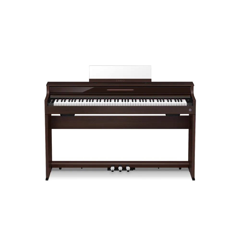 【CASIO 卡西歐】原廠直營數位鋼琴AP-S450BN-5B咖啡色含琴椅+ATH-S100耳機(木質琴鍵)