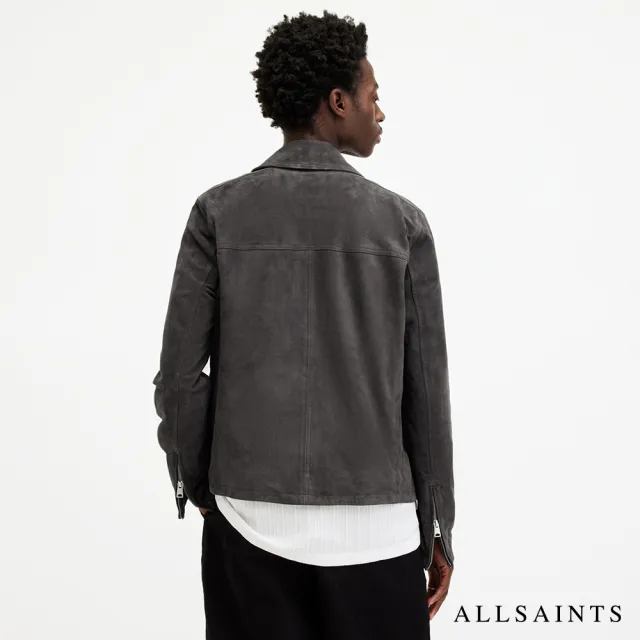 【ALLSAINTS】HAZE 輕盈短版麂皮羊皮皮衣外套 M008LA(常規版型)