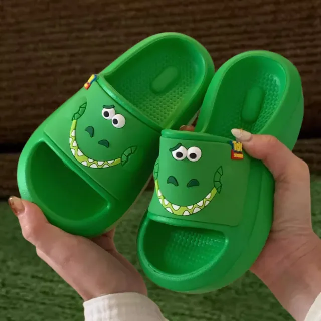 【Disney 迪士尼】玩具總動員 厚底拖鞋 EVA涼鞋(增高 抱抱龍 三眼怪)
