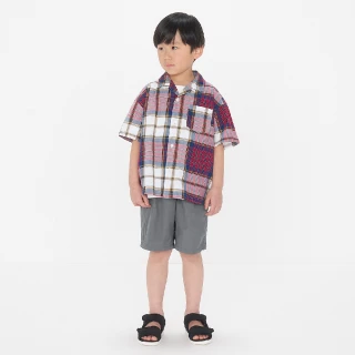 【MUJI 無印良品】兒童抗UV速乾聚酯纖維混五分褲(共8色)