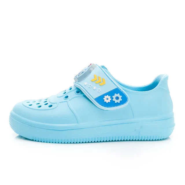 【POLI 波力】童鞋 波力 輕量電燈洞洞鞋/透氣 防水 輕量 舒適 台灣製 藍(POKG34306)