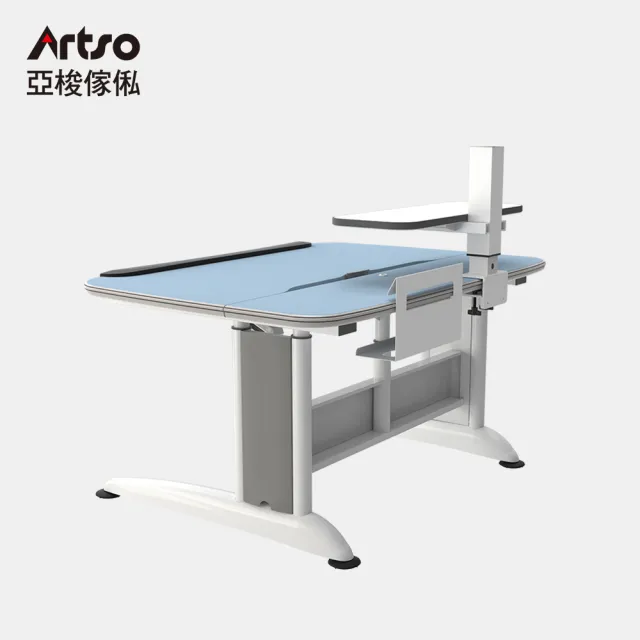 【Artso 亞梭】DK-II桌 105cm-層架型(潔菌桌板/兒童桌/成長桌/學習桌/升降桌)