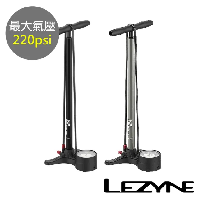 【LEZYNE】運動立地式打氣筒 220psi 美法嘴兩用 SPORT FLOOR DRIVE 3.5(直立式/灌氣/補胎/自行車/單車)