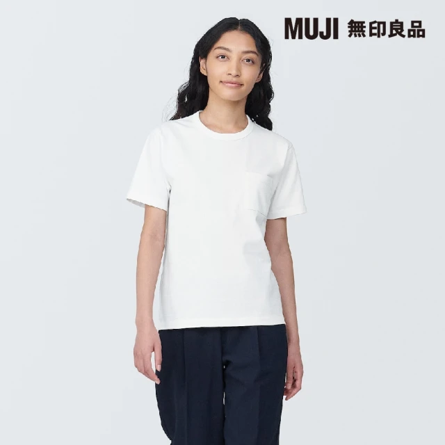 MUJI 無印良品 女羊毛可水洗中密織圓領針織衫(共7色)優
