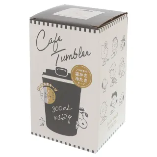 【Kamio】SNOOPY 史努比 保溫保冷不鏽鋼咖啡隨行杯 300ml 慵懶地(餐具雜貨)