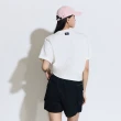 【GAP】女裝 Logo純棉印花圓領短袖T恤-白色(889919)