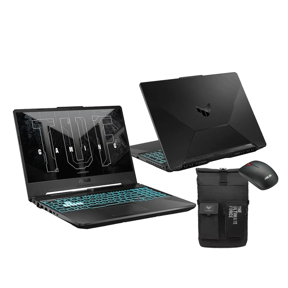 【ASUS】後背包/滑鼠組★15.6吋R5 RTX3050電競筆電(TUF Gaming FA506NC/R5-7535HS/16G/1TB SSD/W11)