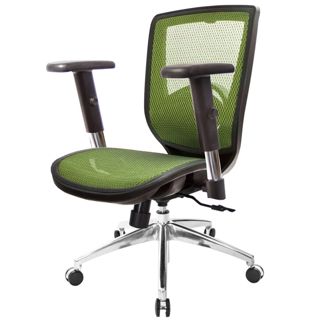 GXG 吉加吉 短背全網 電腦椅 鋁腳/升降扶手(TW-81X6 LU5)