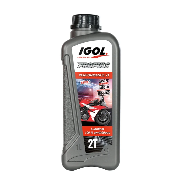 IGOL法國原裝進口機油 PROPULS PERFORMANCE 2T 酯類合成級 二輪機車機油(整箱1LX12入)