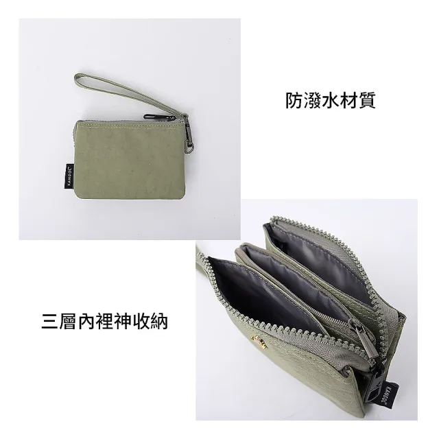 【KANGOL】多格層錢包 61251785(零錢包 防潑水)