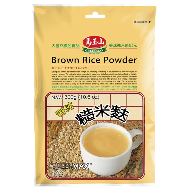 【馬玉山】糙米麩300gx1包