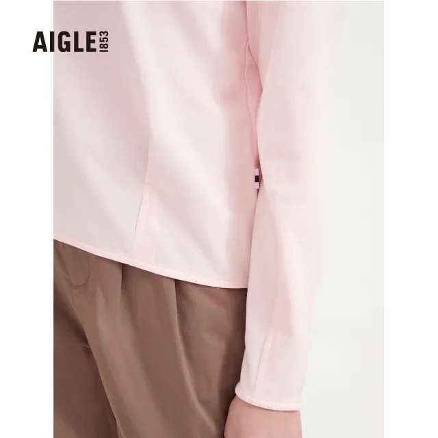 【AIGLE】女抗UV快乾長袖T恤AG-3P218 2色(女裝 抗UVT恤 快乾長袖T恤)