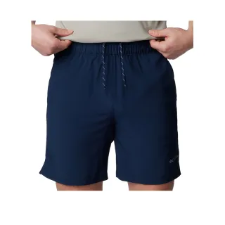 【Columbia 哥倫比亞】男款-Columbia Hike™快排短褲深-藍色(UAO35620/IS)
