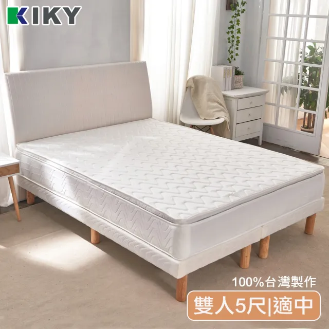 【KIKY】新四代韓式釋壓蜂巢獨立筒床墊(雙人5尺)