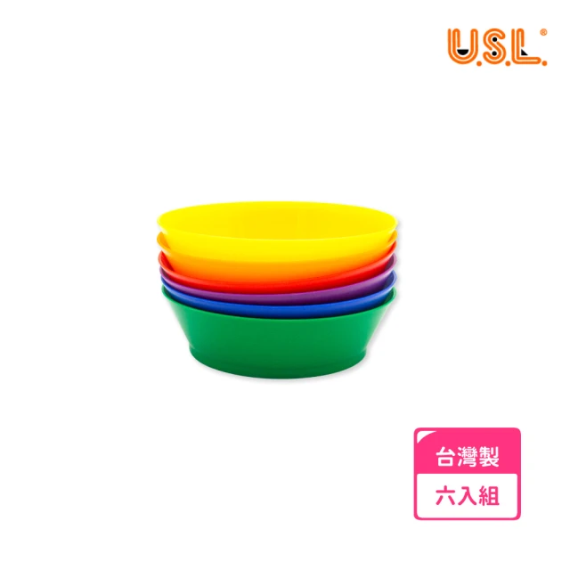 【USL遊思樂】分類盤 六入組(台灣製造/早教啟蒙/手眼協調玩具/學具組/分類玩具)